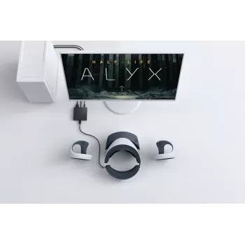 Adapteris žaidimų valdikliui Sony 1000043174 — juodas, įvestis 100–240 V 50/60 Hz, 0,4 A, komplekte AC laidas