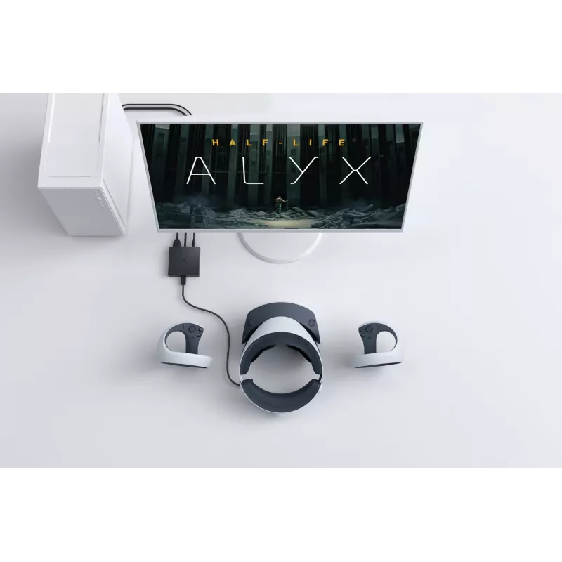 Adapteris žaidimų valdikliui Sony 1000043174 — juodas, įvestis 100–240 V 50/60 Hz, 0,4 A, komplekte AC laidas