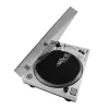 Diržinės pavaros DJ patefonas Omnitronic BD-1350 sidabrinis
