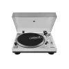 Diržinės pavaros DJ patefonas Omnitronic BD-1350 sidabrinis