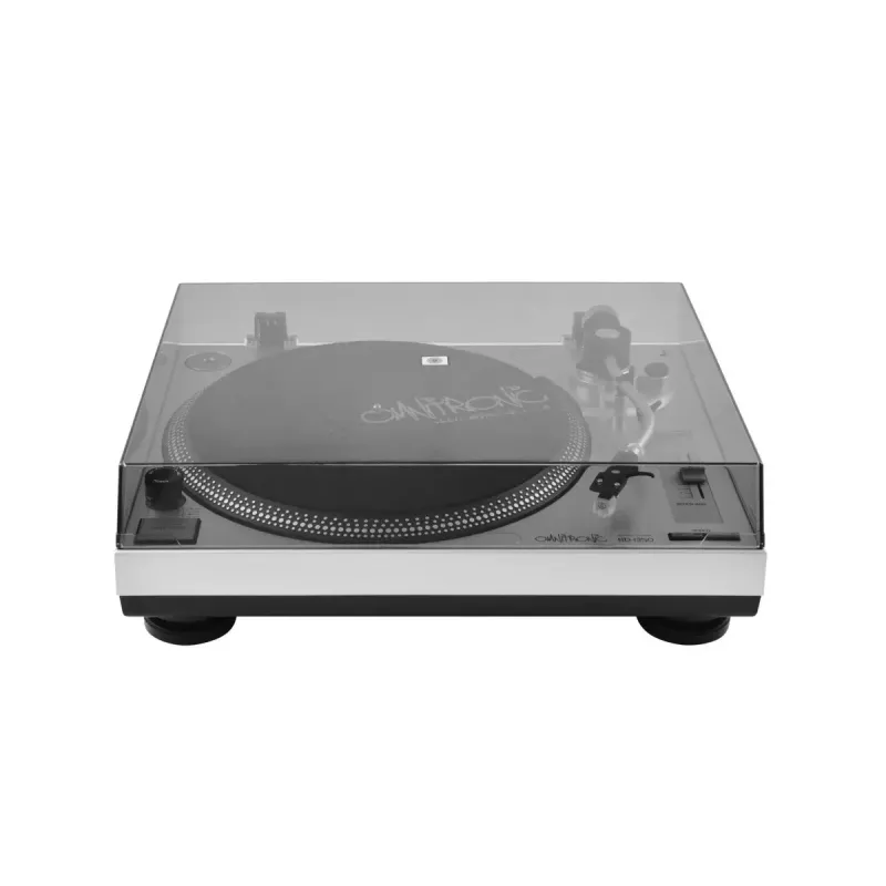 Diržinės pavaros DJ patefonas Omnitronic BD-1350 sidabrinis