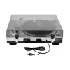 Diržinės pavaros DJ patefonas Omnitronic BD-1350 sidabrinis