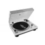 Diržinės pavaros DJ patefonas Omnitronic BD-1350 sidabrinis