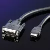 DVI laidas ROLINE DVI (18+1) - HDMI M/M 10 m