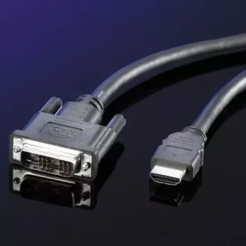 DVI laidas ROLINE DVI (18+1) - HDMI M/M 10 m