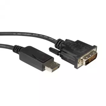 „DisplayPort“ laidas ROLINE DP-DVI (24+1) LSOH M/M 3 m