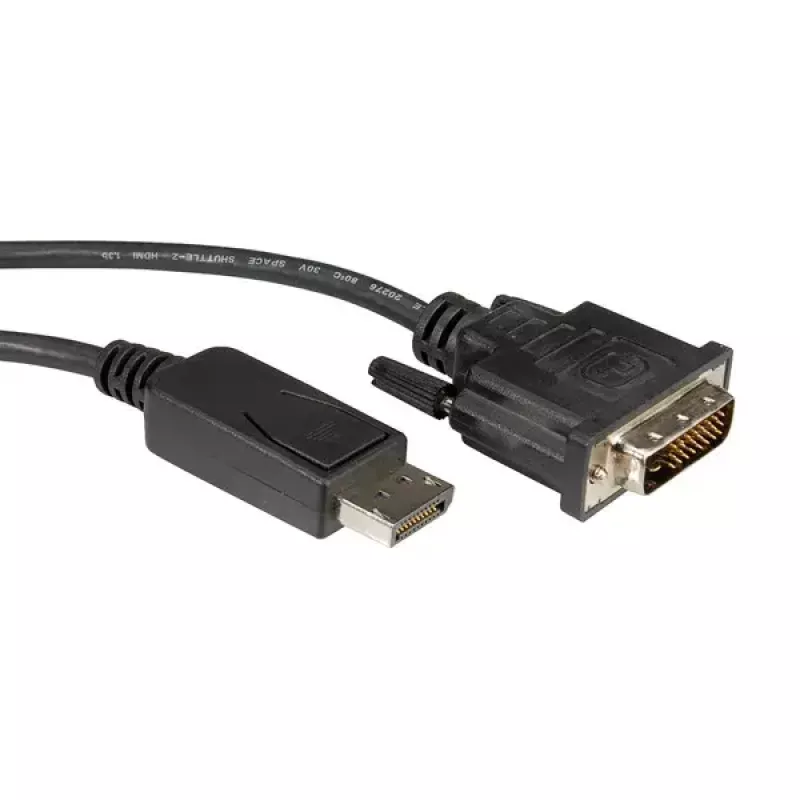DisplayPort laidas ROLINE DP-DVI (24+1) LSOH M/M 5 m
