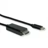 USB Type-C į HDMI kabelis ROLINE 11045843 5 m juodas