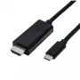 USB Type-C į HDMI kabelis ROLINE 11045843 5 m juodas