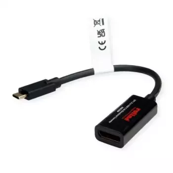 USB grafikos adapteris ROLINE 11.04.5957-10 3840 x 2160 pikselių Juodas