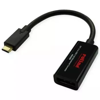 USB grafikos adapteris ROLINE 11.04.5957-10 3840 x 2160 pikselių Juodas