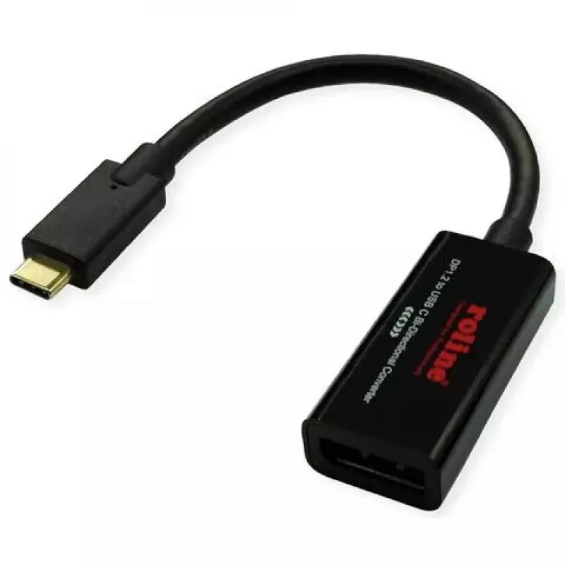 USB grafikos adapteris ROLINE 11.04.5957-10 3840 x 2160 pikselių Juodas
