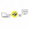 DisplayPort ROLINE 11.44.5782-10 HDTV juodas