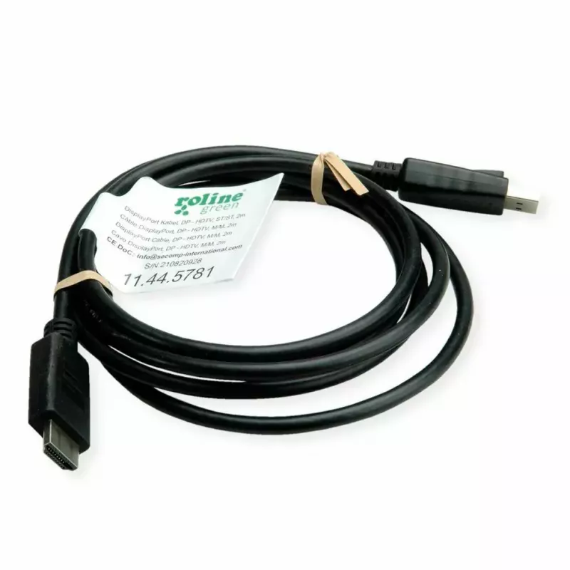 DisplayPort ROLINE 11.44.5782-10 HDTV juodas