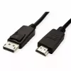 DisplayPort ROLINE 11.44.5782-10 HDTV juodas