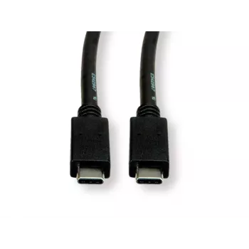 USB laidas ROLINE GREEN 11.44.9056 USB 3.2 Gen 2 1 m USB C juodas