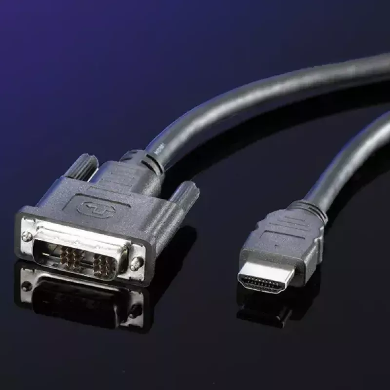 Monitoriaus laidas VALUE DVI (18+1) - HDMI M/M 10 m