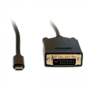 Vaizdo kabelio adapteris VALUE 11.99.5831 1m USB C DVI juodas
