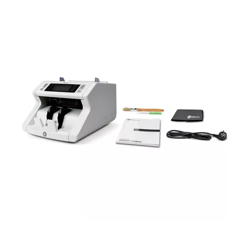 Banknotų skaičiavimo mašina Safescan 2265 G2, balta, AC 220–240 V, LCD