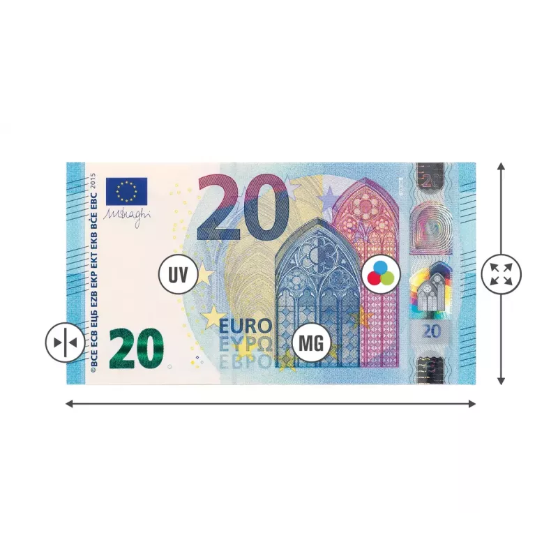 Banknotų skaičiavimo mašina Safescan 2265 G2, balta, AC 220–240 V, LCD