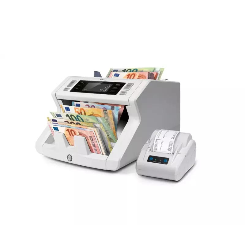 Banknotų skaičiavimo mašina Safescan 2265 G2, balta, AC 220–240 V, LCD