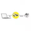 ROLINE 12021163 nuoseklusis kabelis pilkas 1,8 m USB Type-A DB-9
