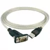 ROLINE 12021163 nuoseklusis kabelis pilkas 1,8 m USB Type-A DB-9