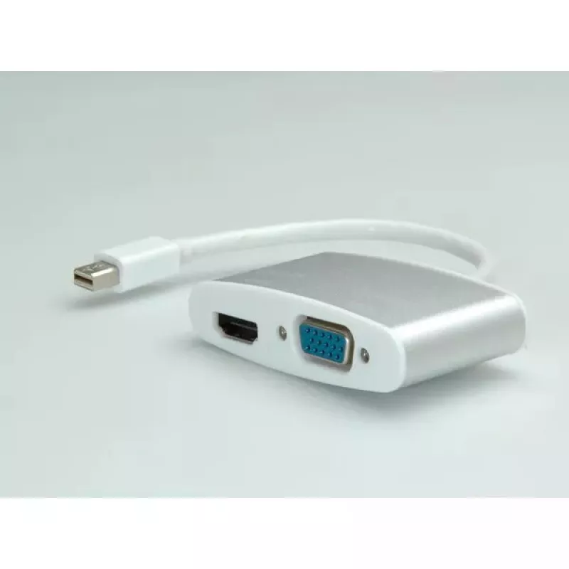 Adapteris Mini DisplayPort - HDMI/VGA ROLINE 12.03.3161