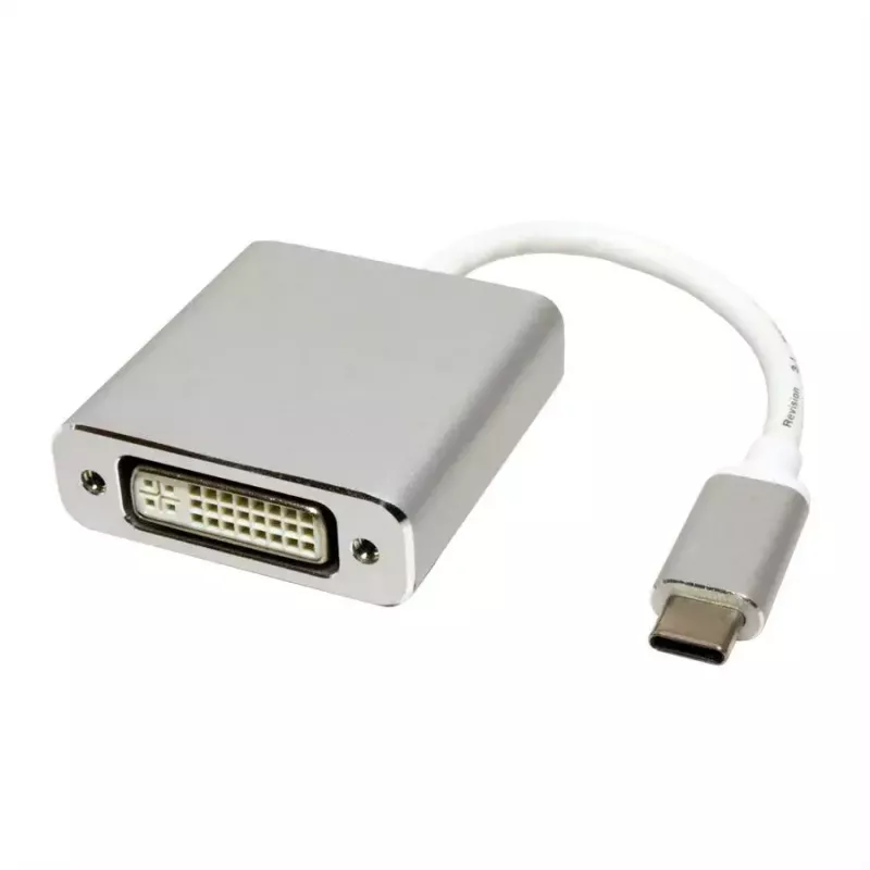 Vaizdo kabelio adapteris ROLINE 12.03.3205 USB Type-C į DVI-D 0.1m