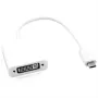 Vaizdo kabelio adapteris ROLINE 12.03.3205 USB Type-C į DVI-D 0.1m