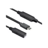 ROLINE USB kabelis 12.04.1066 USB 3.2 Gen 1 10 m USB C USB A juodas