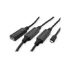 ROLINE USB kabelis 12.04.1068 USB 3.2 Gen 1 20 m USB C USB A Juodas