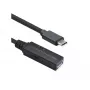 ROLINE USB kabelis 12.04.1068 USB 3.2 Gen 1 20 m USB C USB A Juodas