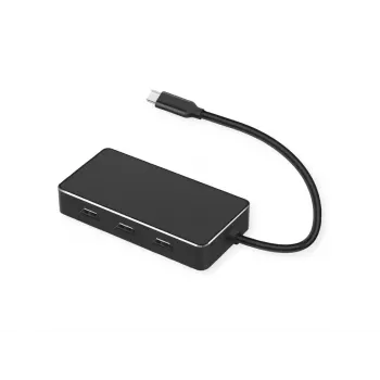 Vaizdo kabelio adapteris VALUE 12.99.1031 0,19 m USB Type-C 3 x HDMI juodas