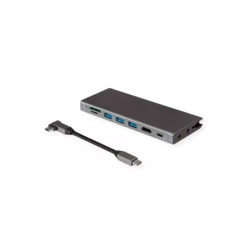 Nešiojamojo kompiuterio dokas VALUE 12.99.1138 USB 3.2 Gen 1 Type-C laidinis
