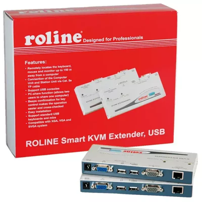 KVM prailgintuvas ROLINE Smart USB 14.01.3249