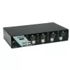 KVM jungiklis ROLINE 1 vartotojui 4 kompiuteriams su DisplayPort ir USB šakotuvu