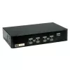 KVM jungiklis ROLINE 1 vartotojui 4 kompiuteriams su DisplayPort ir USB šakotuvu