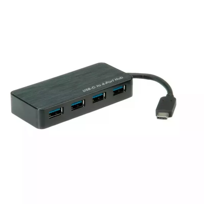 USB šakotuvas ROLINE USB 3.0 4 prievadai su maitinimo šaltiniu