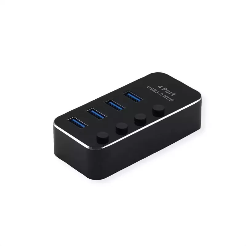 USB šakotuvas ROLINE 14.02.5056 USB 3.2 Gen 1 Type-A 5120 Mbit/s juoda