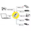 ROLINE USB šakotuvas 3.2 Gen 1 14.02.5058 juodas 5120 Mbit/s
