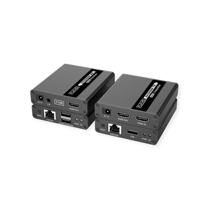 KVM ilgintuvas siųstuvas ir imtuvas VALUE 14.99.3042 HDMI USB laidinis 70 m