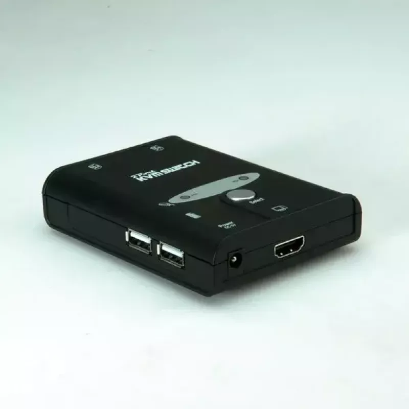 KVM jungiklis VALUE Star 1U 2 kompiuteriai HDMI USB
