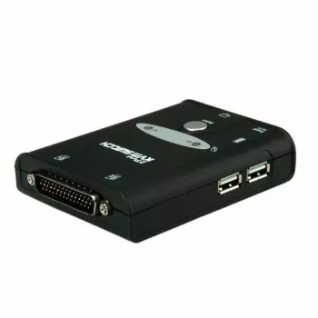 KVM jungiklis VALUE Star 1U 2 kompiuteriai HDMI USB