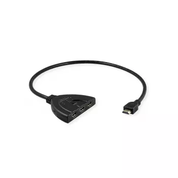 VALUE HDMI vaizdo komutatorius 14.99.3567, HDMI, 4K (3840x2160) 60 Hz, 3 įvestys, juodas