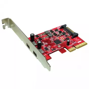PCI-Express x4 adapteris ROLINE su 2x Type C USB3.1 prievadais