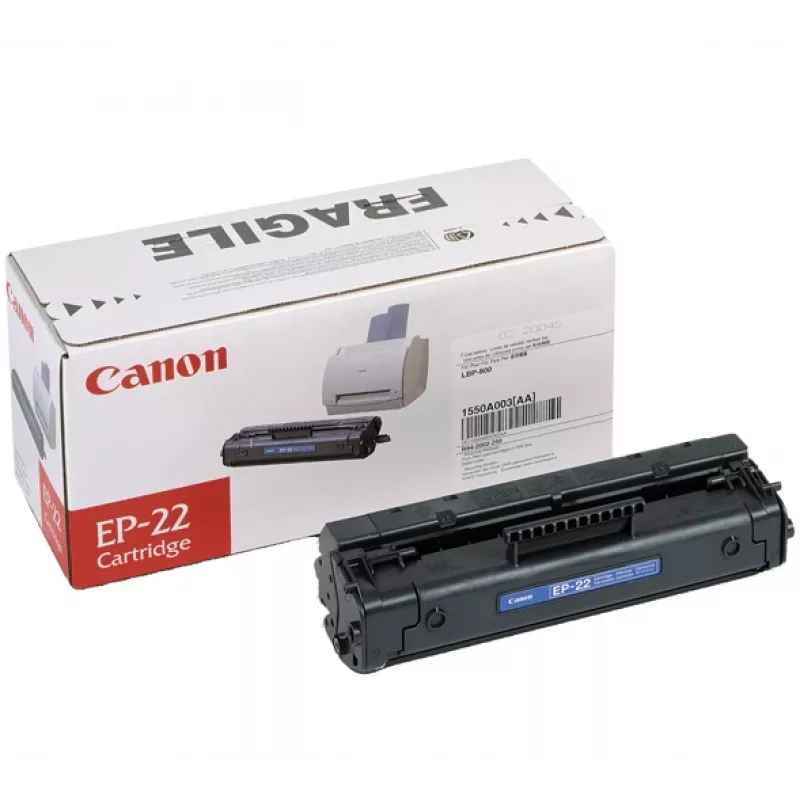 Originalius juodas Canon EP-22 rašalo kasetė, lazerinis, išeiga apie 2 500 puslapių, 1 vnt.