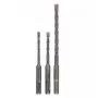 Grąžtų rinkinys Bosch 1 617 000 118 3 vnt. SDS Plus 5,0 mm 6,0 mm 8,0 mm