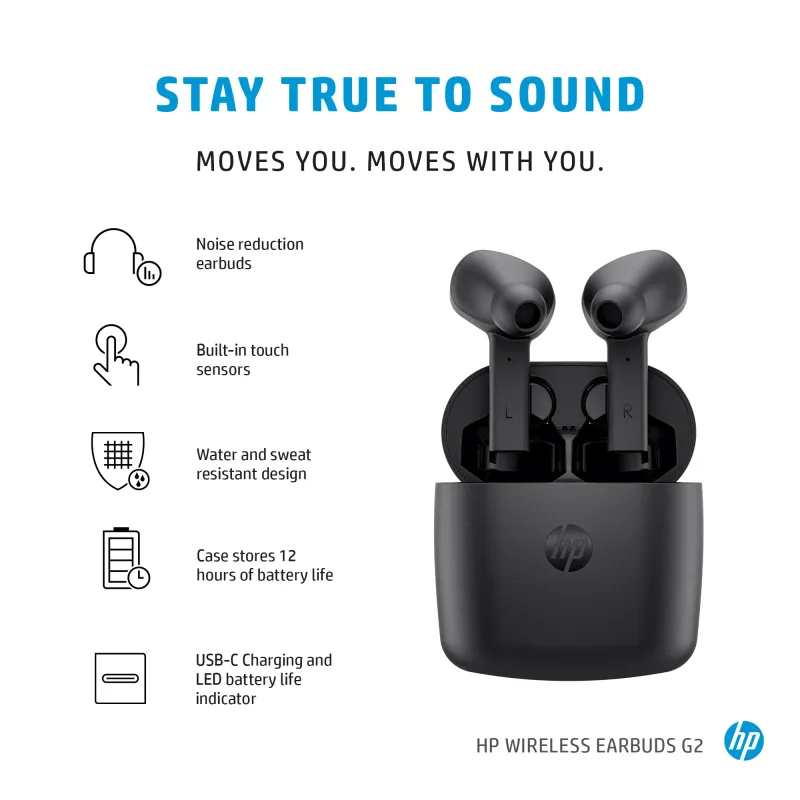Ausinės HP Wireless Earbuds G2