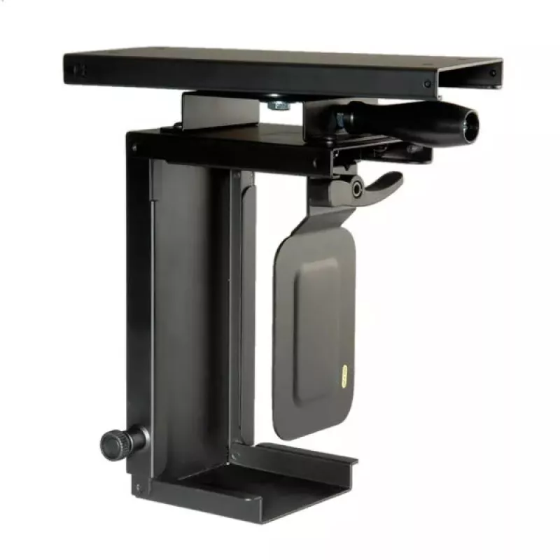 Stalinis CPU laikiklis ROLINE Mini PC Holder išplečiamas su pasukimo funkcija, juodas